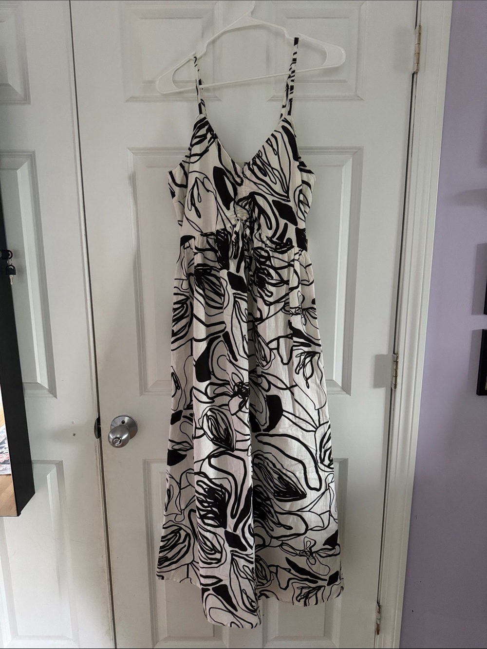 Sincerely Jules Black & White Floral Maxi Dress